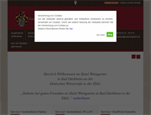 Tablet Screenshot of hotelweingarten.de